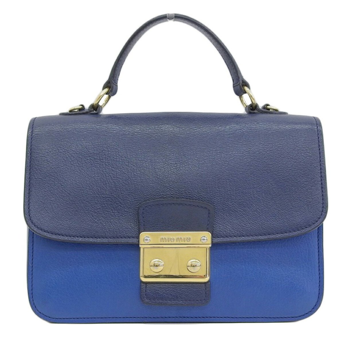 Madras leather handbag