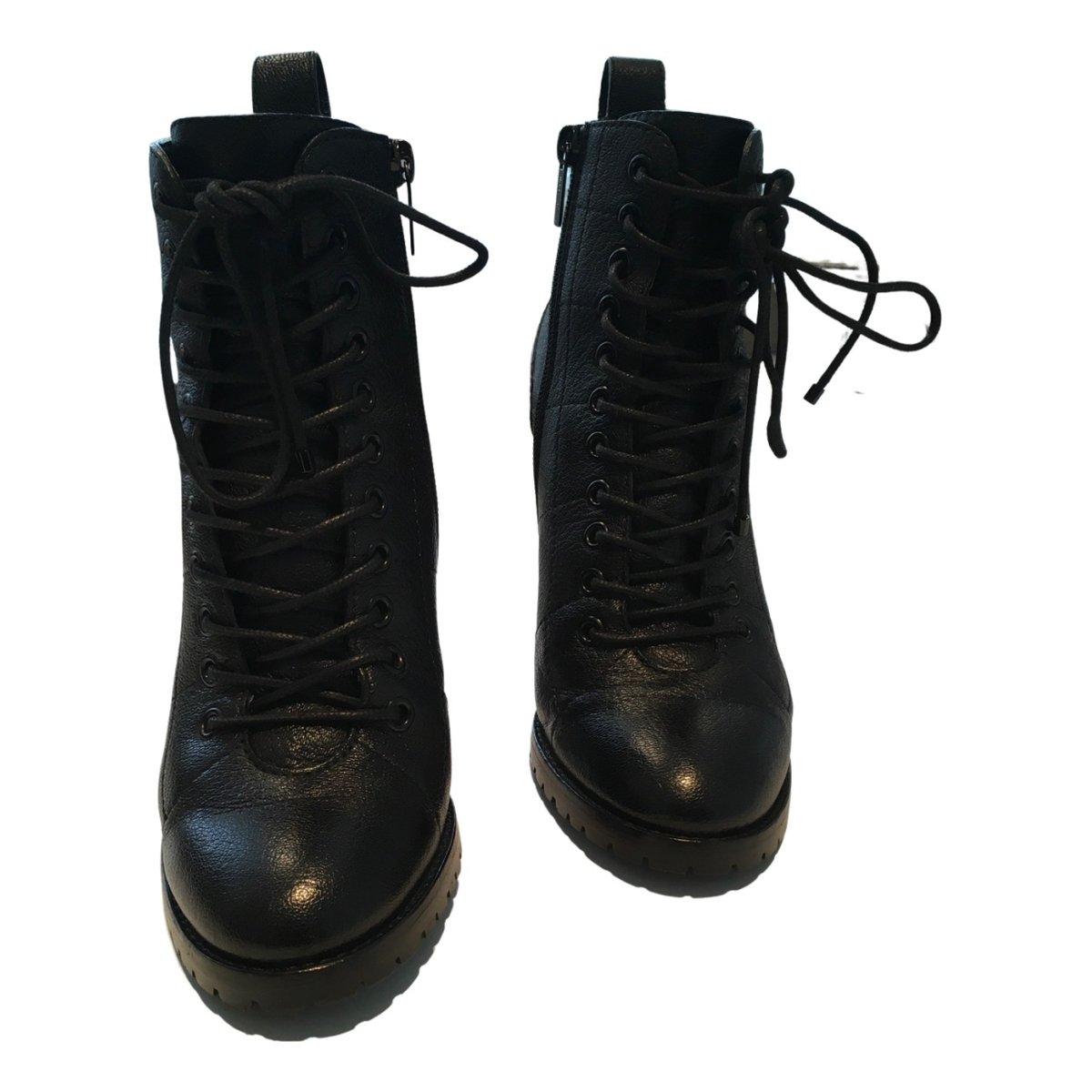 Cruz leather lace up boots