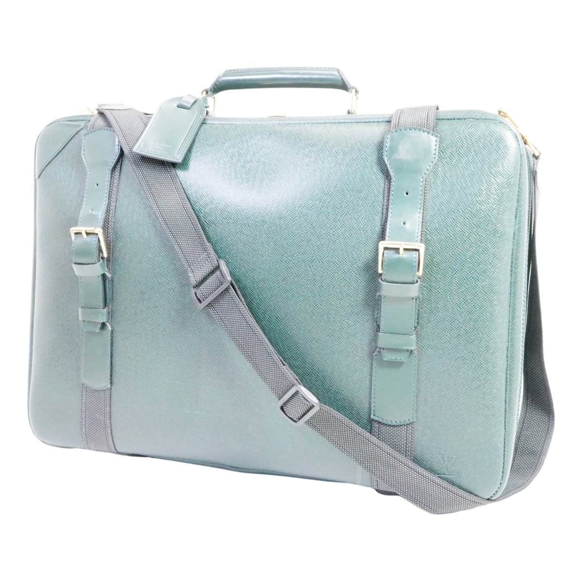 Satellite leather travel bag