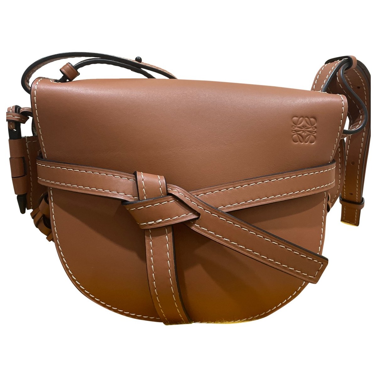 Gate leather crossbody bag