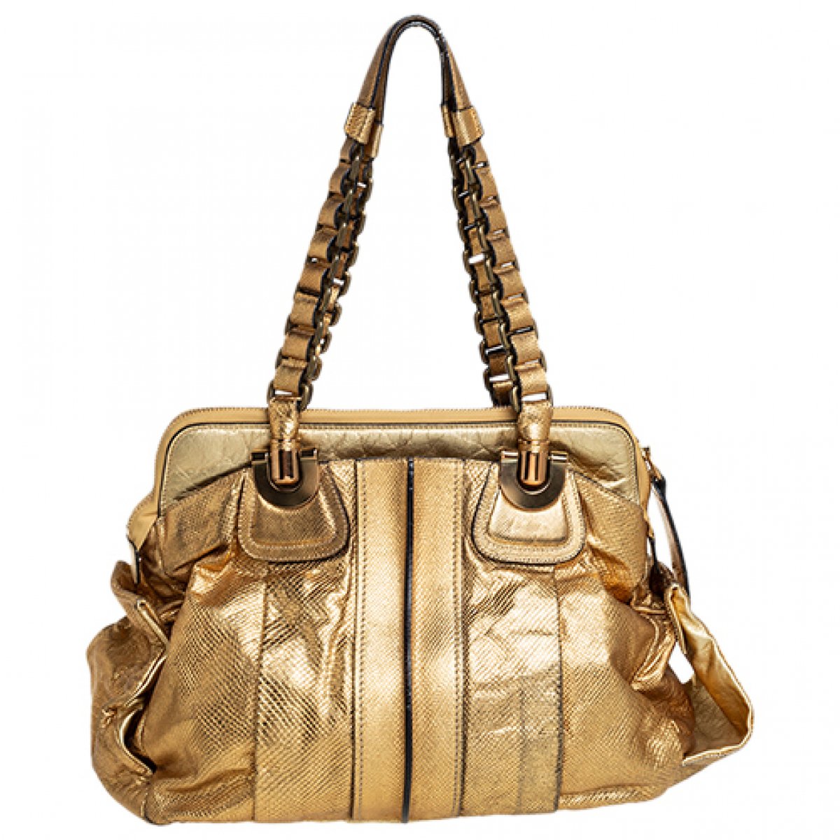 Héloise leather satchel