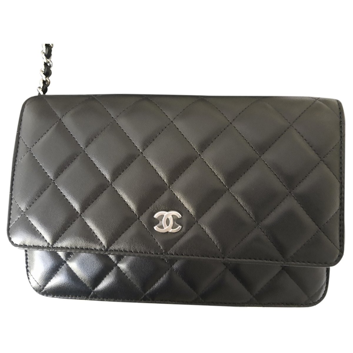 Wallet On Chain Timeless/Classique leather crossbody bag