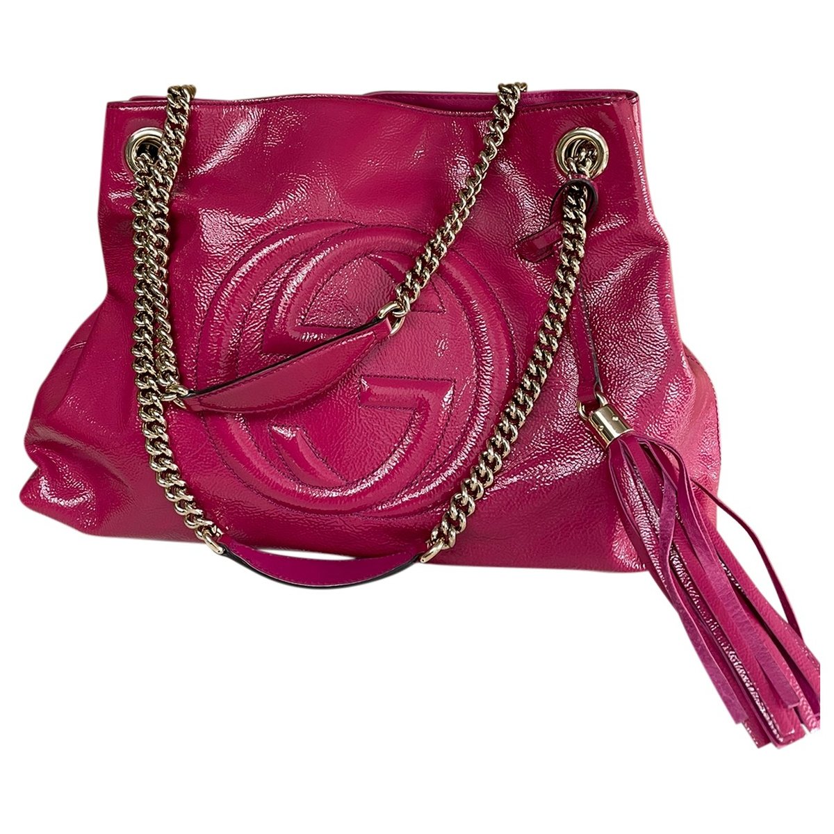 Soho patent leather tote