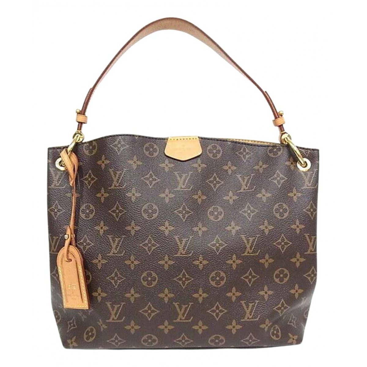 Graceful leather handbag