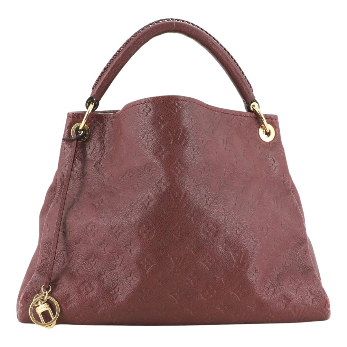 Artsy leather handbag