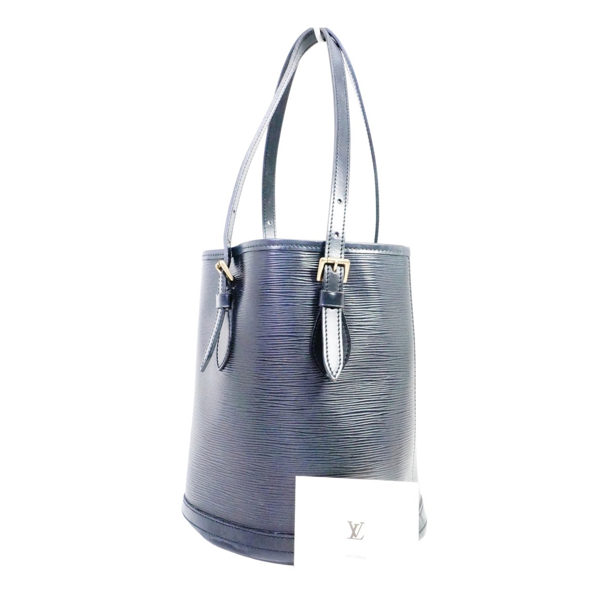 Bucket leather tote