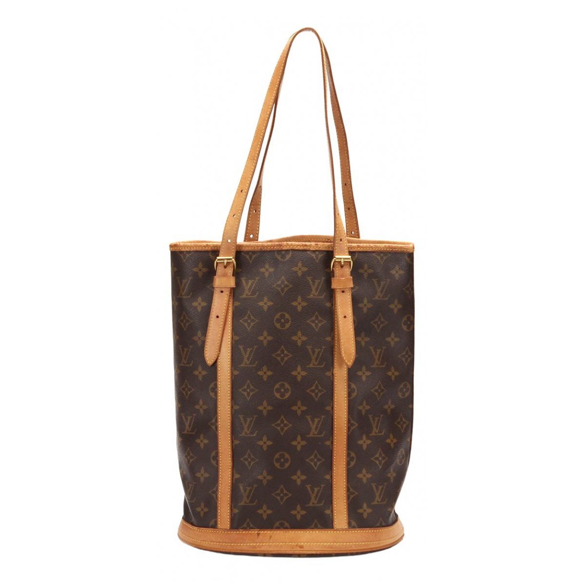 Monogram bucket cloth tote
