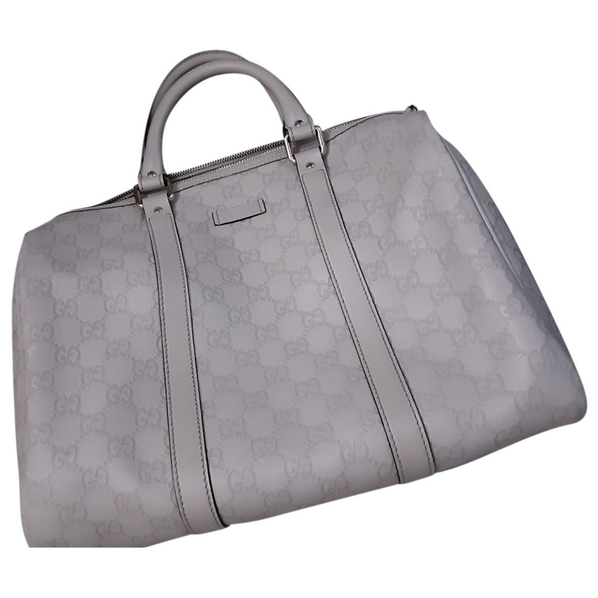 Boston leather handbag