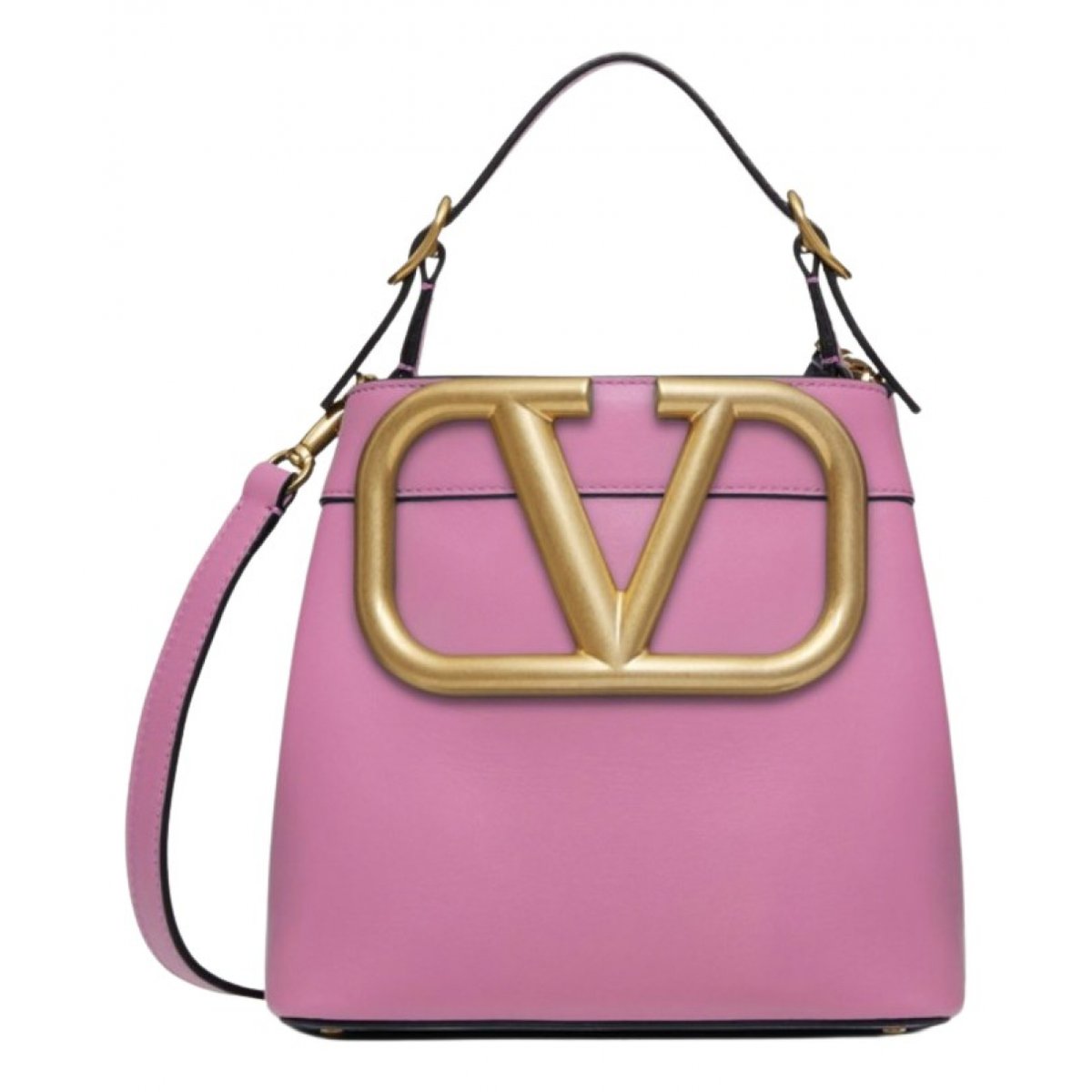 Supervee leather crossbody bag