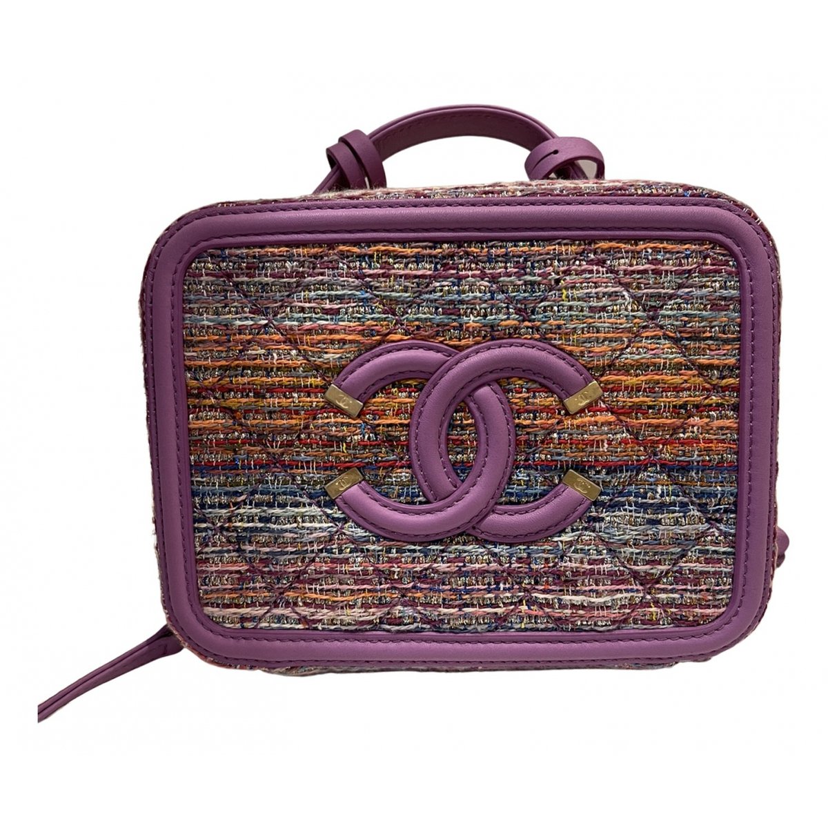 Vanity tweed handbag