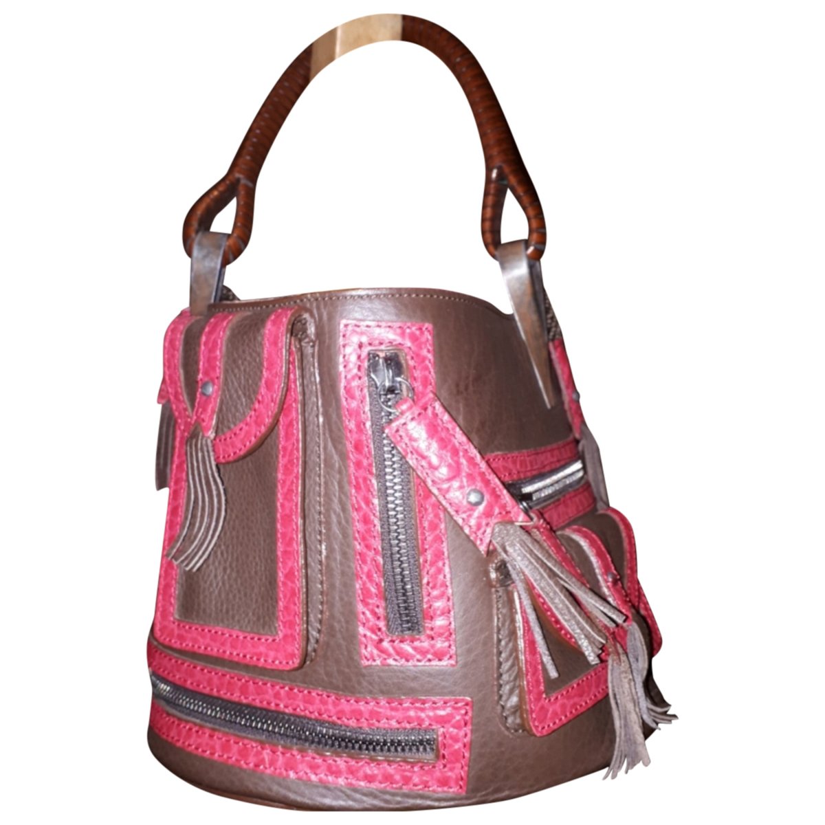 Pagodon leather handbag