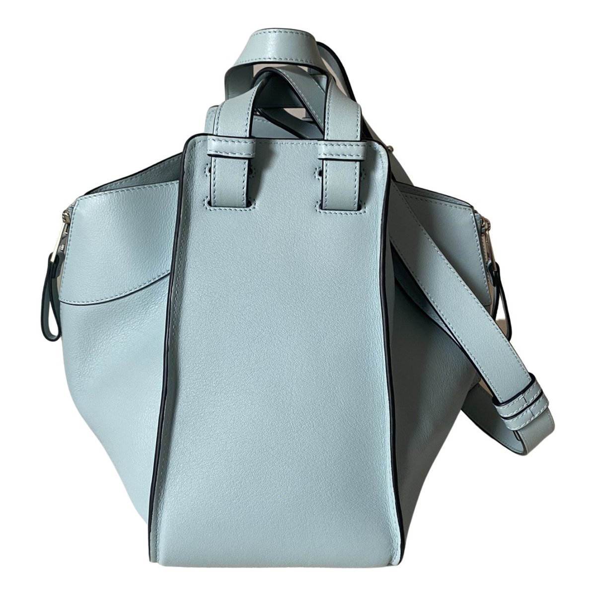 Hammock leather handbag