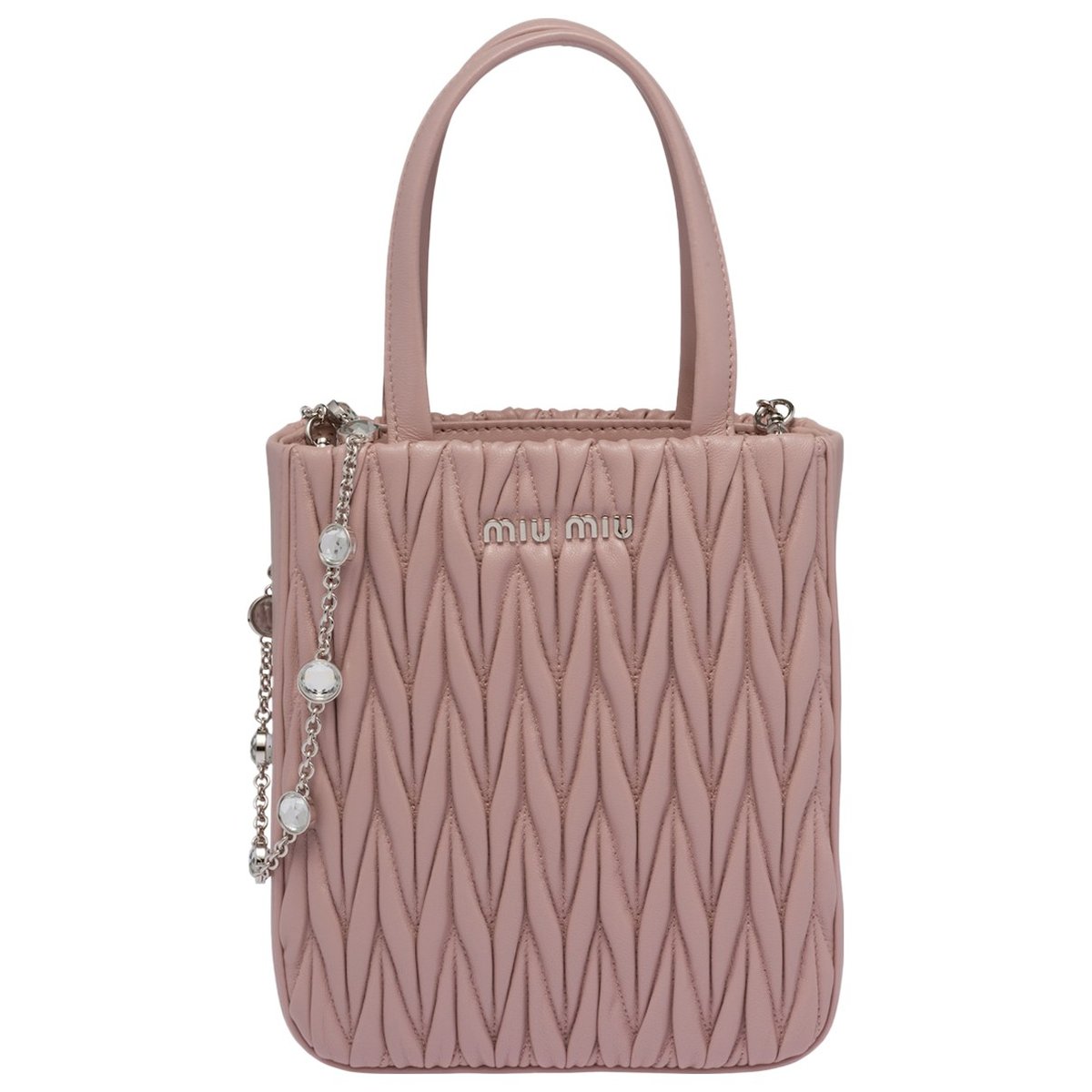 Matelassé leather crossbody bag