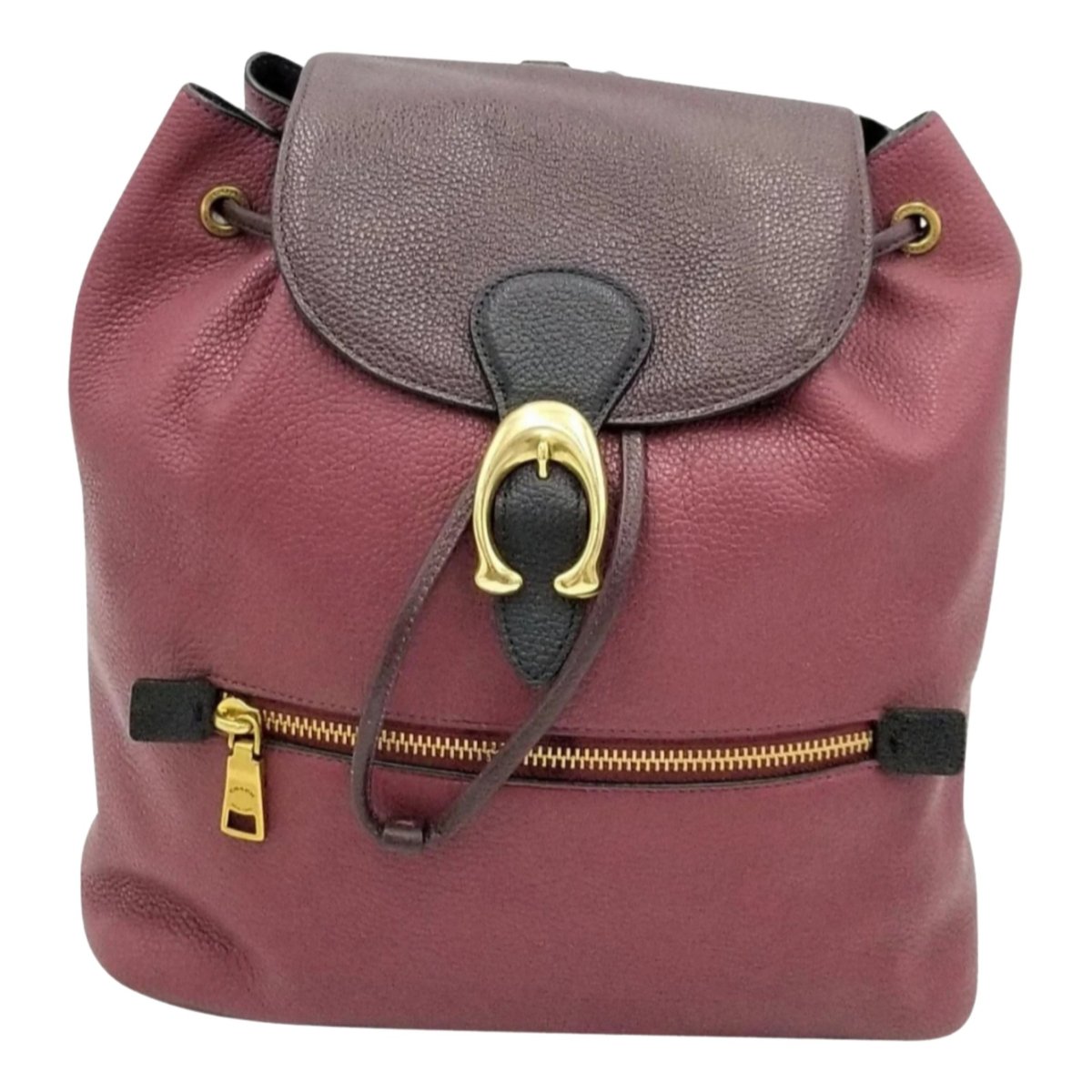 Campus leather backpack
