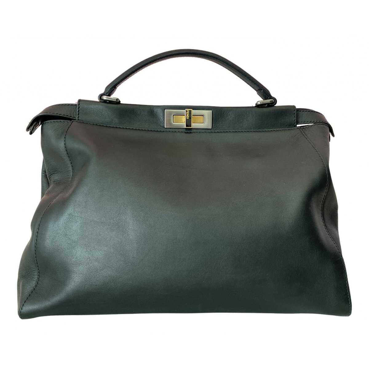 Peekaboo leather handbag