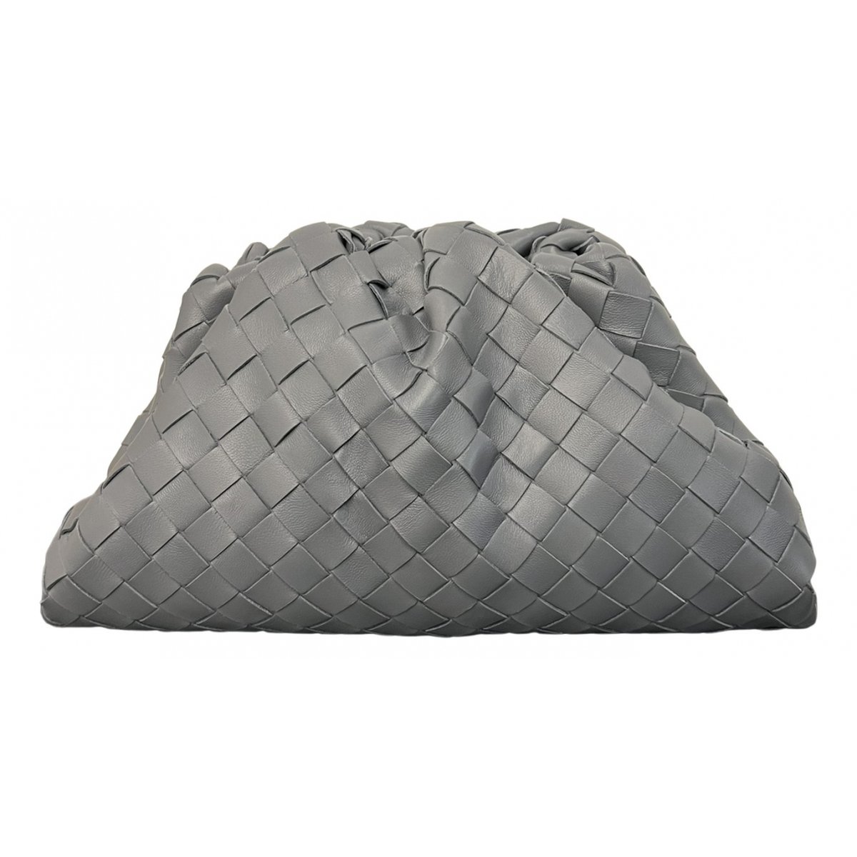Pouch leather clutch bag