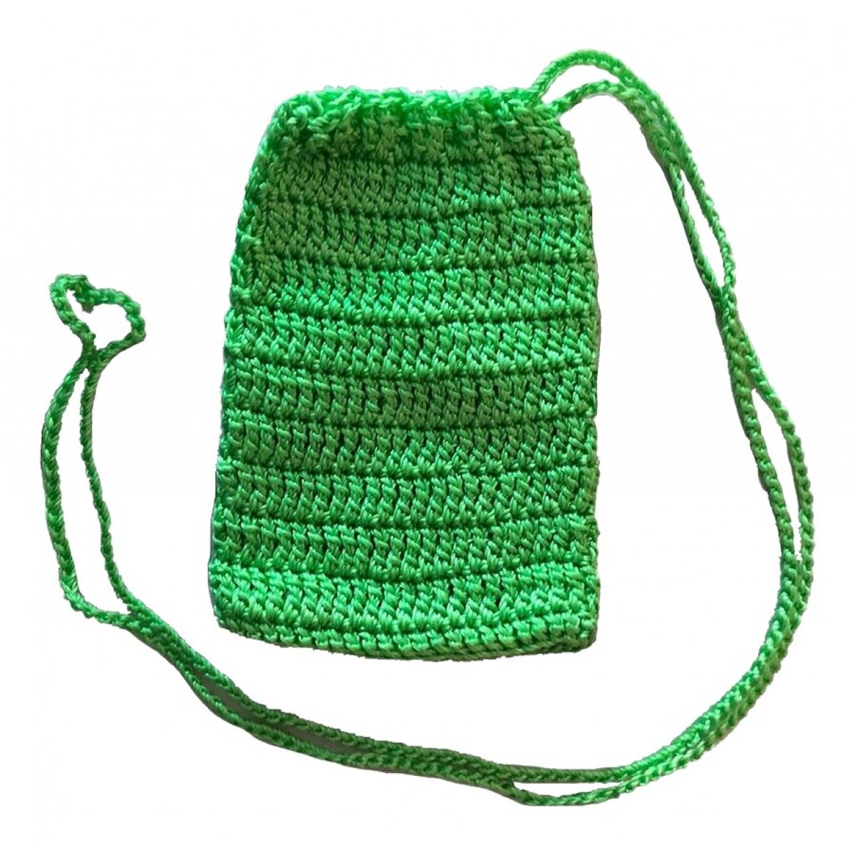 Crochet wool mini bag