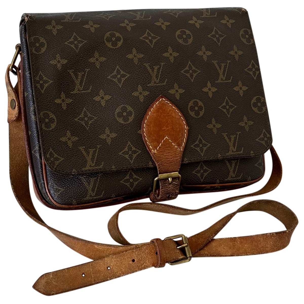 Cartouchière cloth crossbody bag