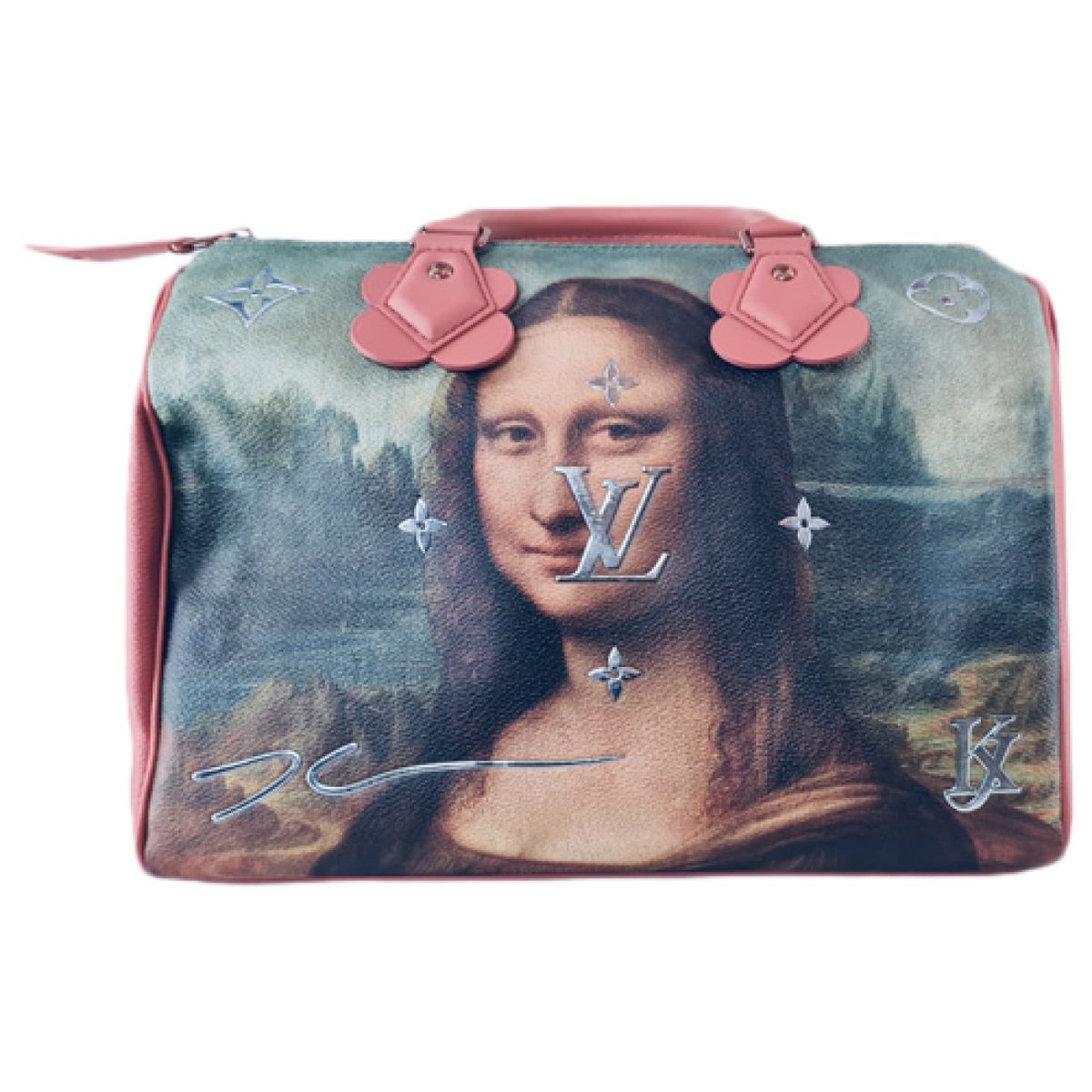Speedy leather handbag