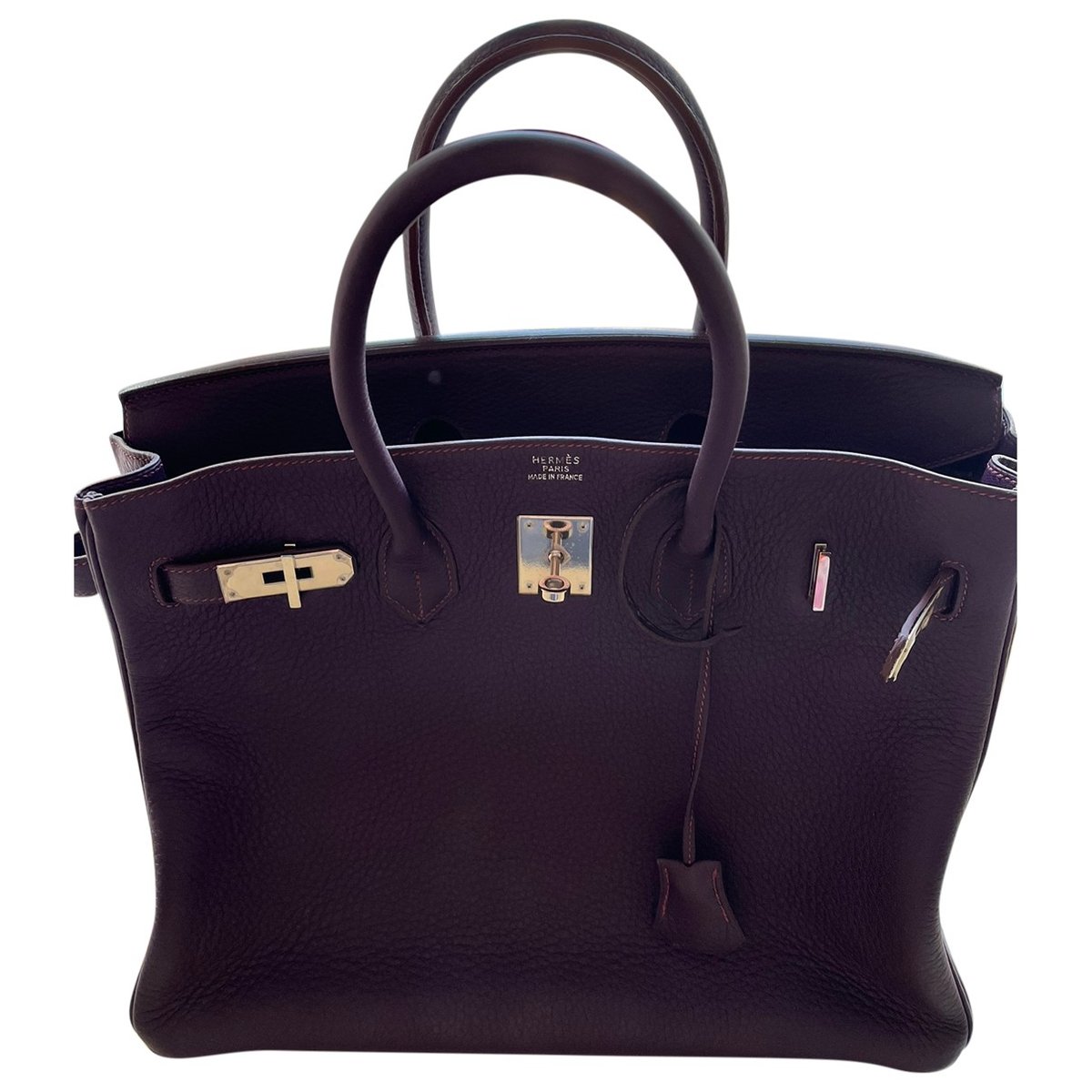 Birkin 35 leather handbag