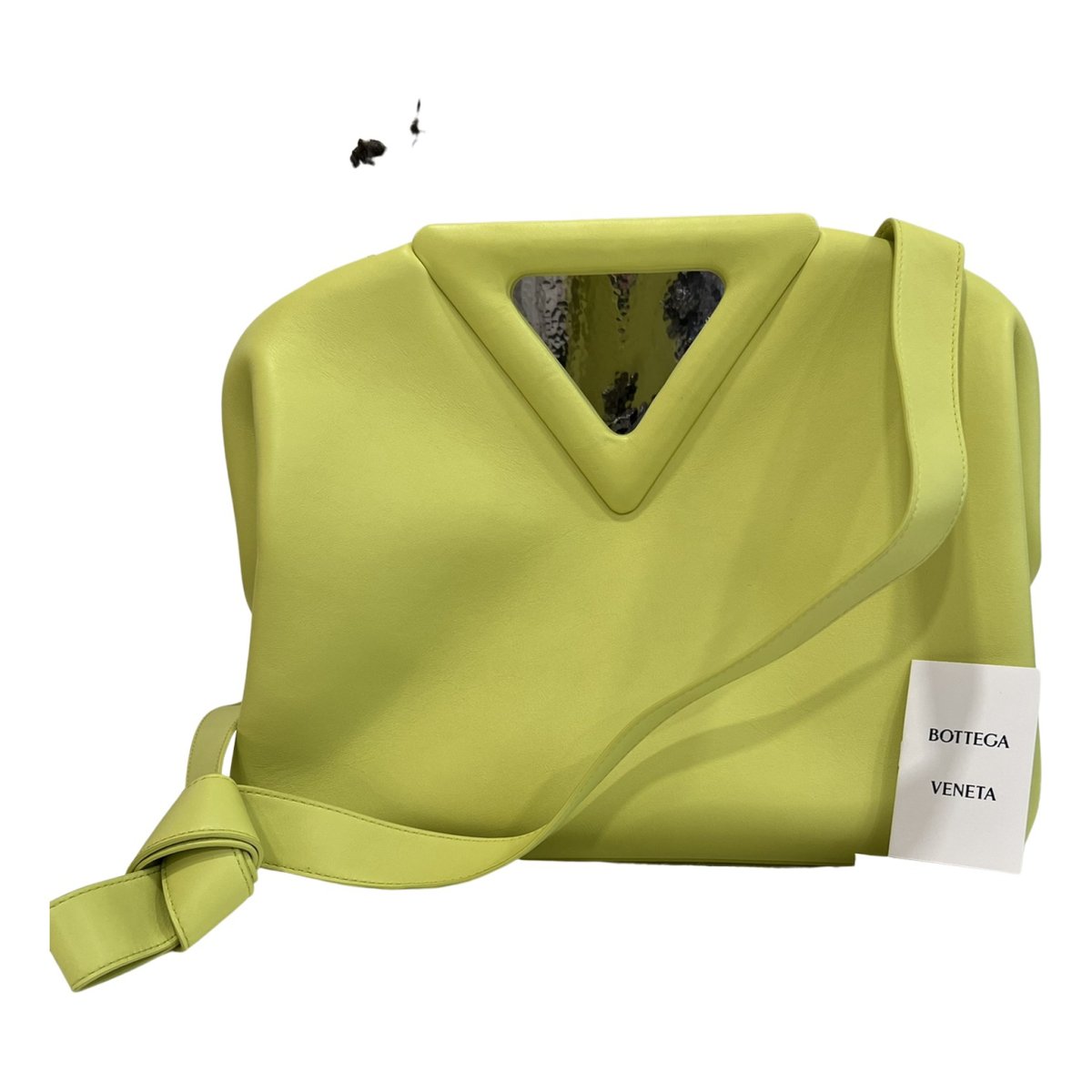 Point leather handbag