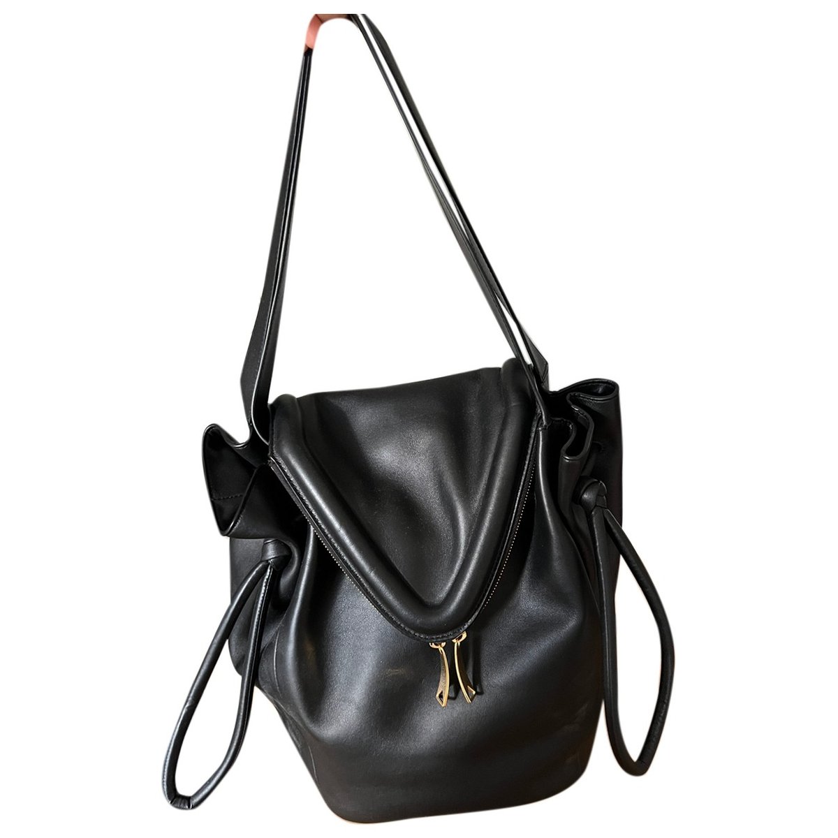 Beak leather handbag