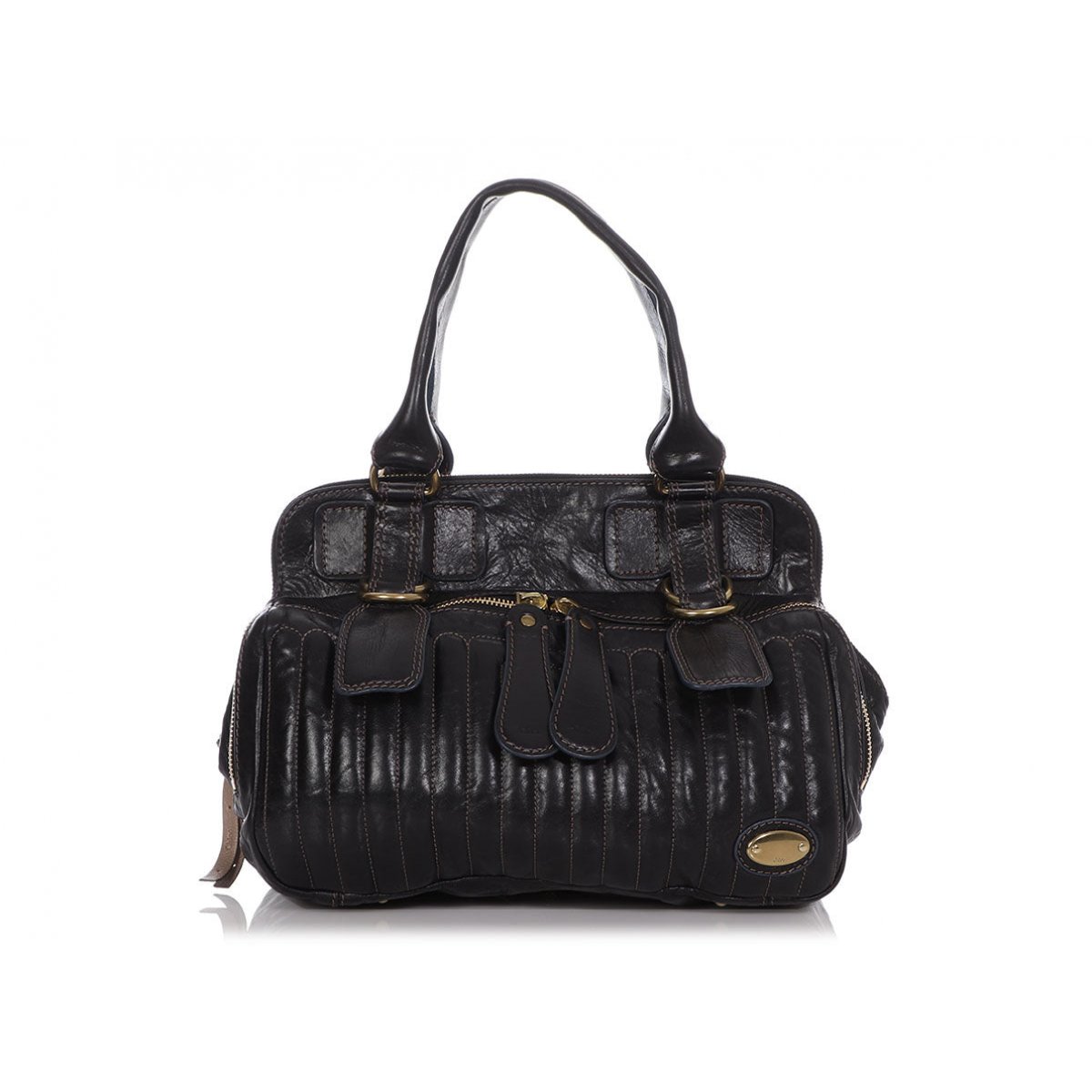 Bay leather tote