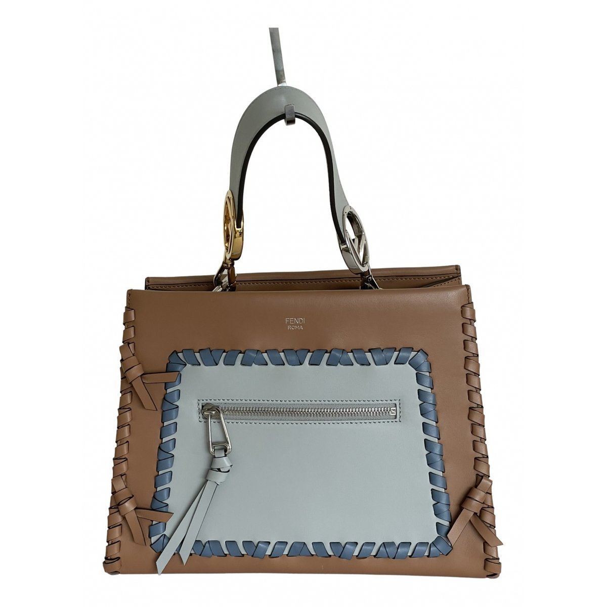 Runaway leather handbag