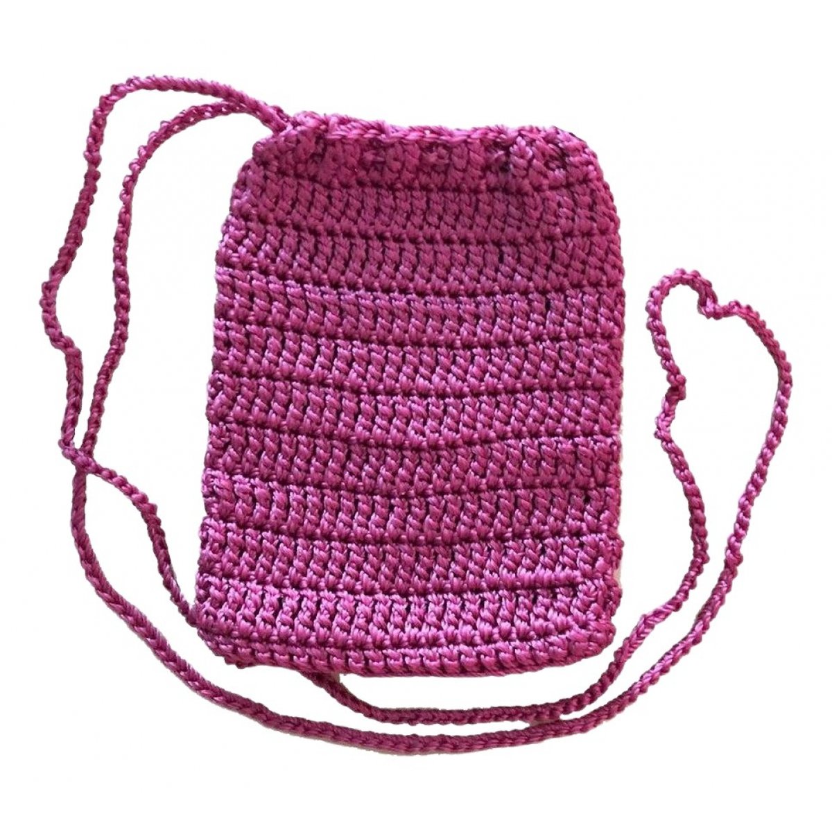 Crochet wool crossbody bag
