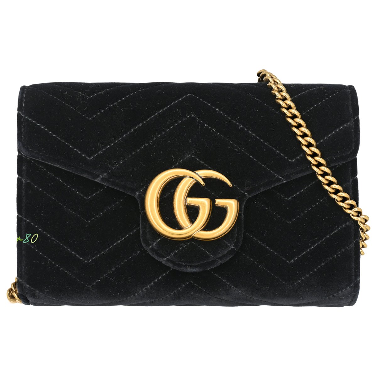 GG Marmont Chain velvet crossbody bag