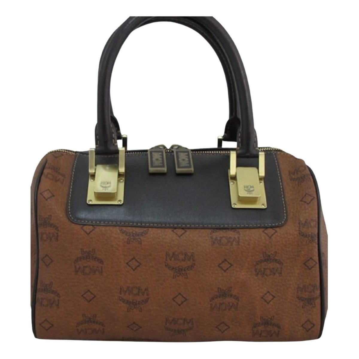 Boston leather tote