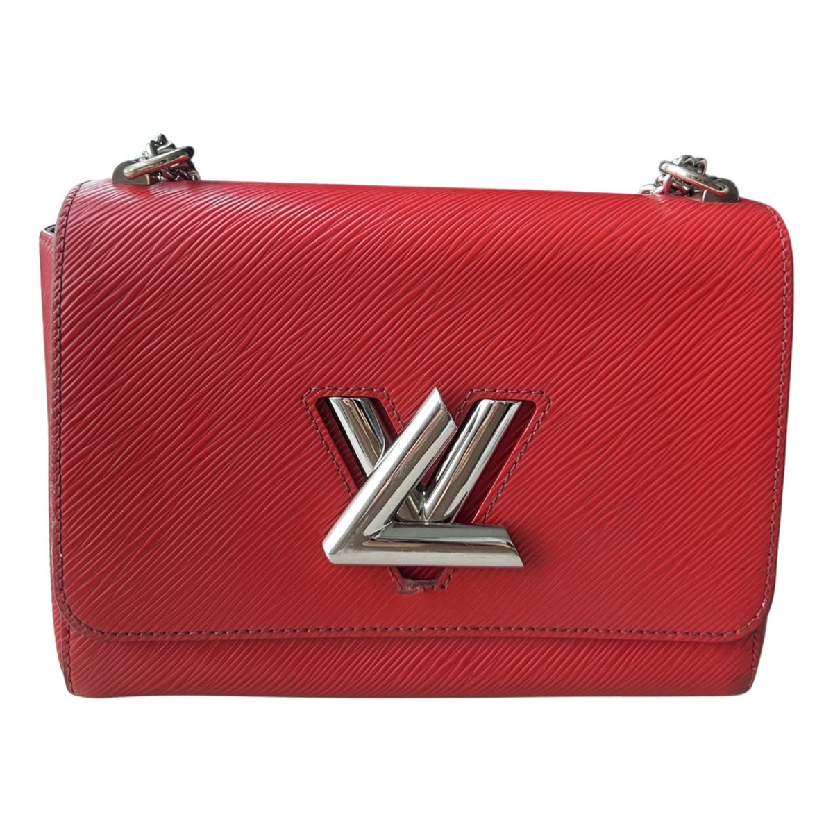 Twist leather crossbody bag