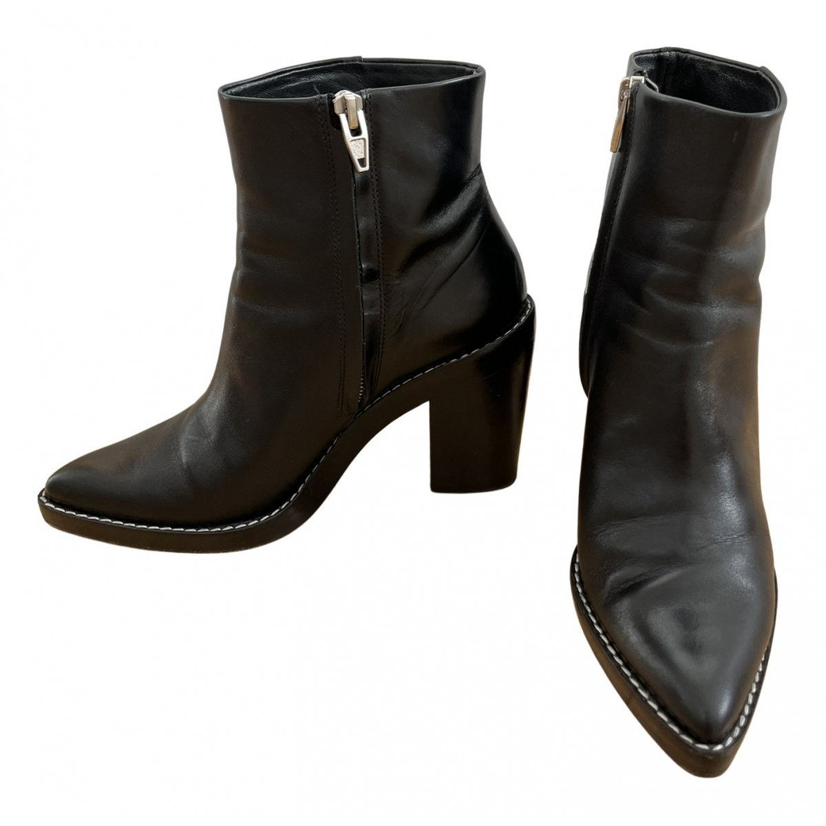 Kelly leather ankle boots
