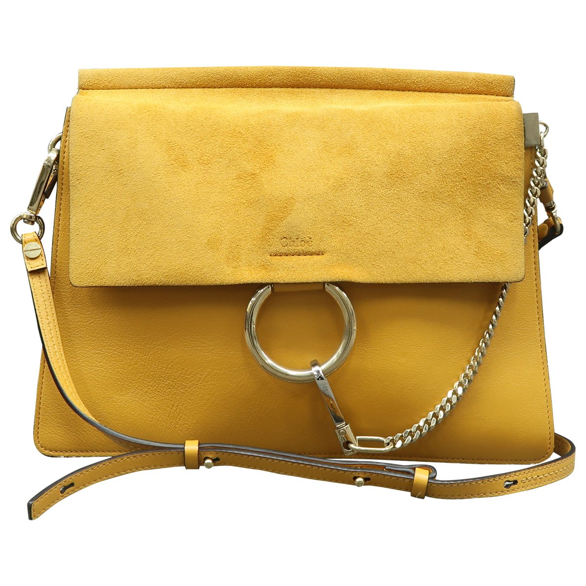 Faye leather handbag