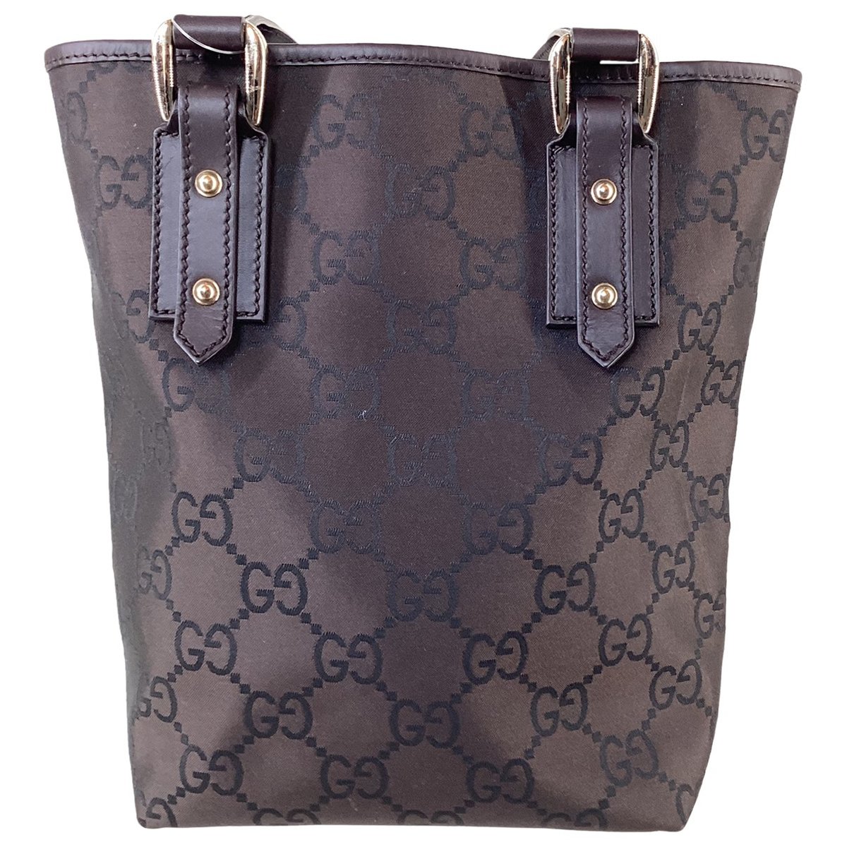 Monogram bucket handbag