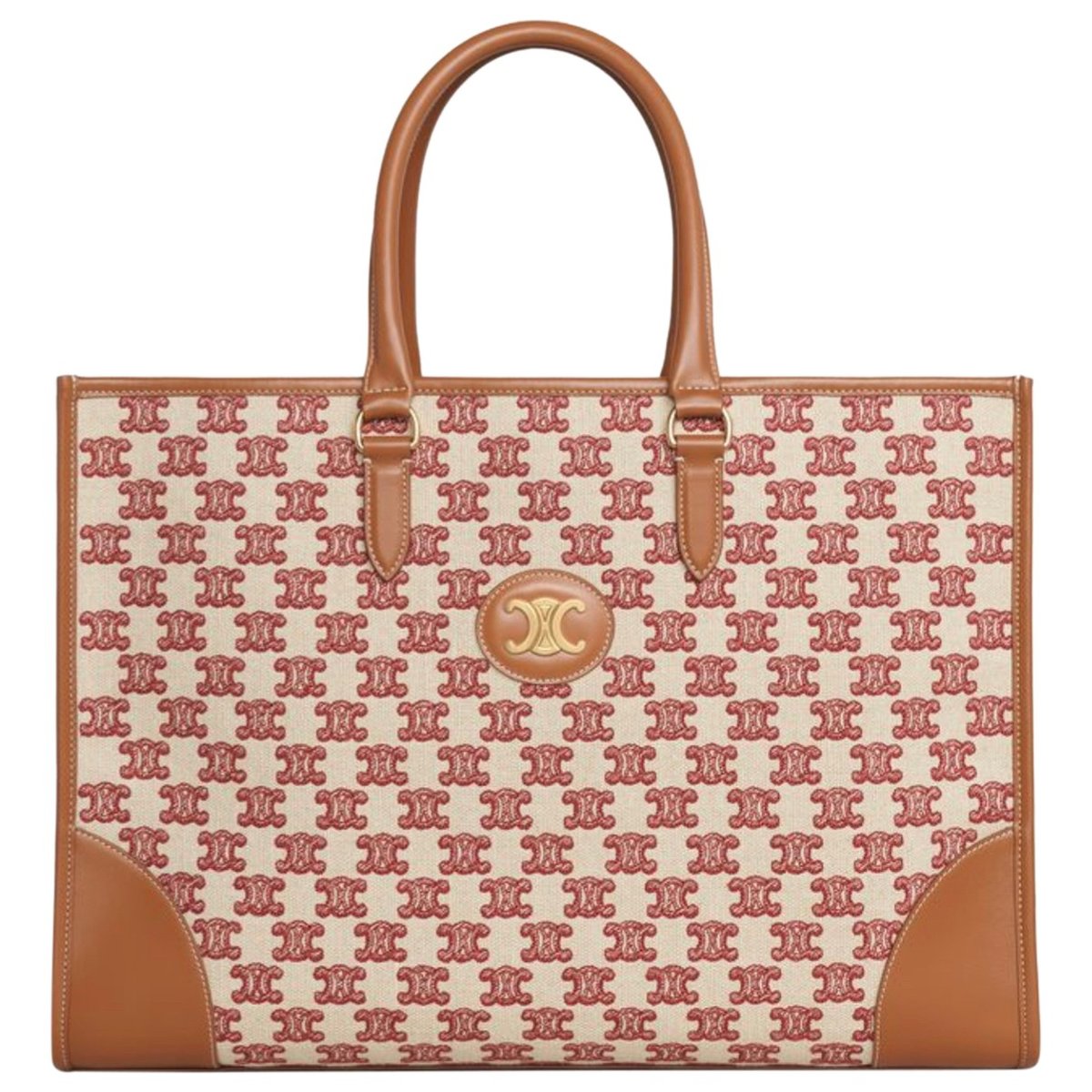 Cabas Horizotal leather tote