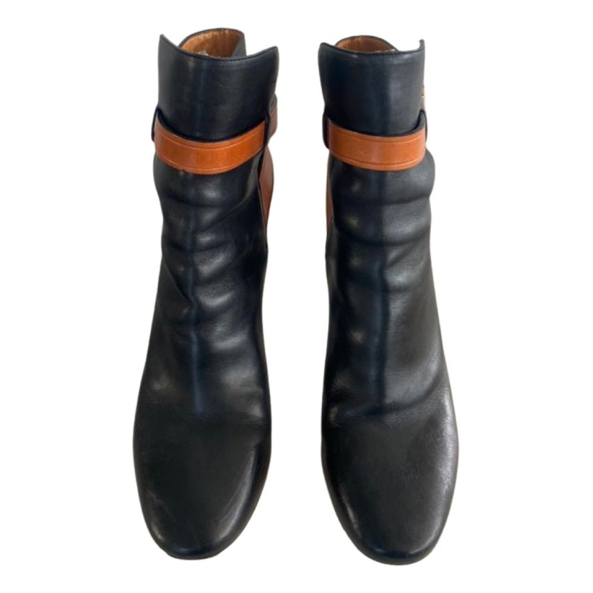 Gaucho leather ankle boots