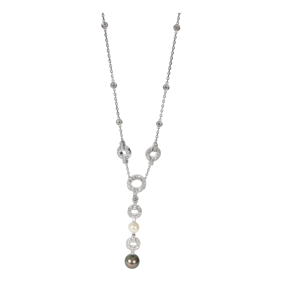 Himalia white gold necklace