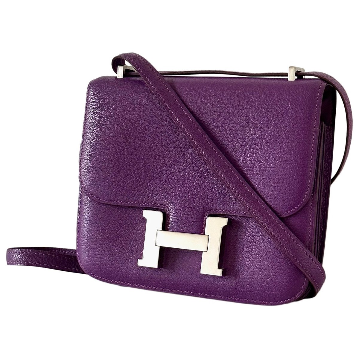 Constance leather crossbody bag