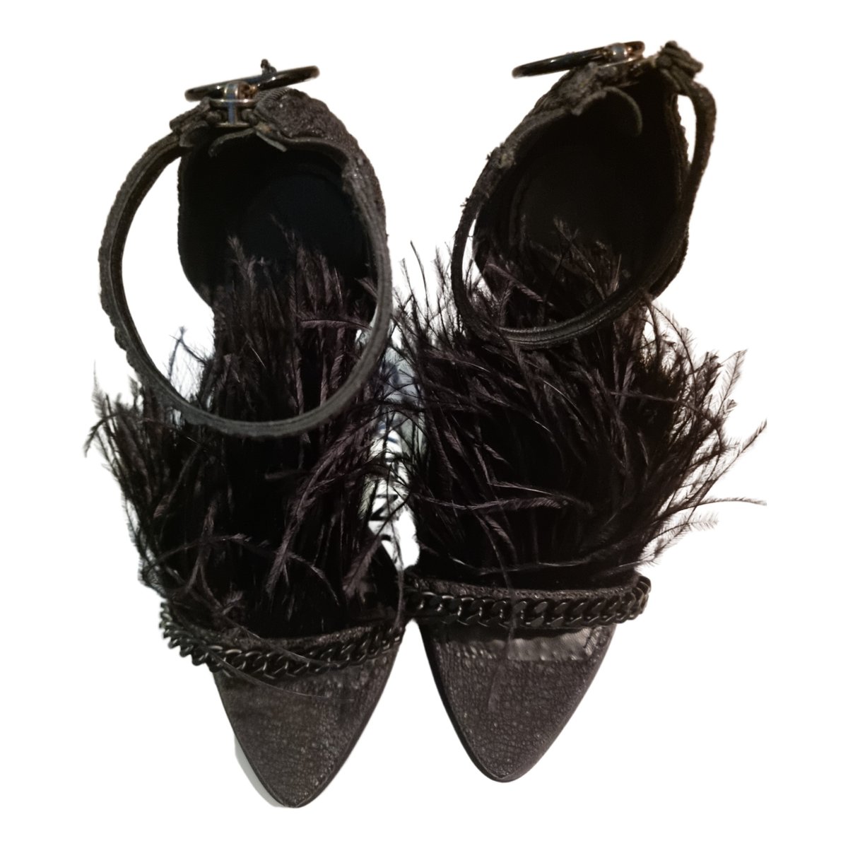 Shark leather sandal