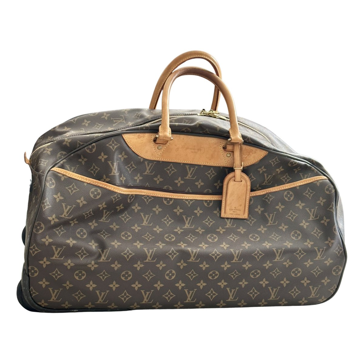 Eole leather travel bag