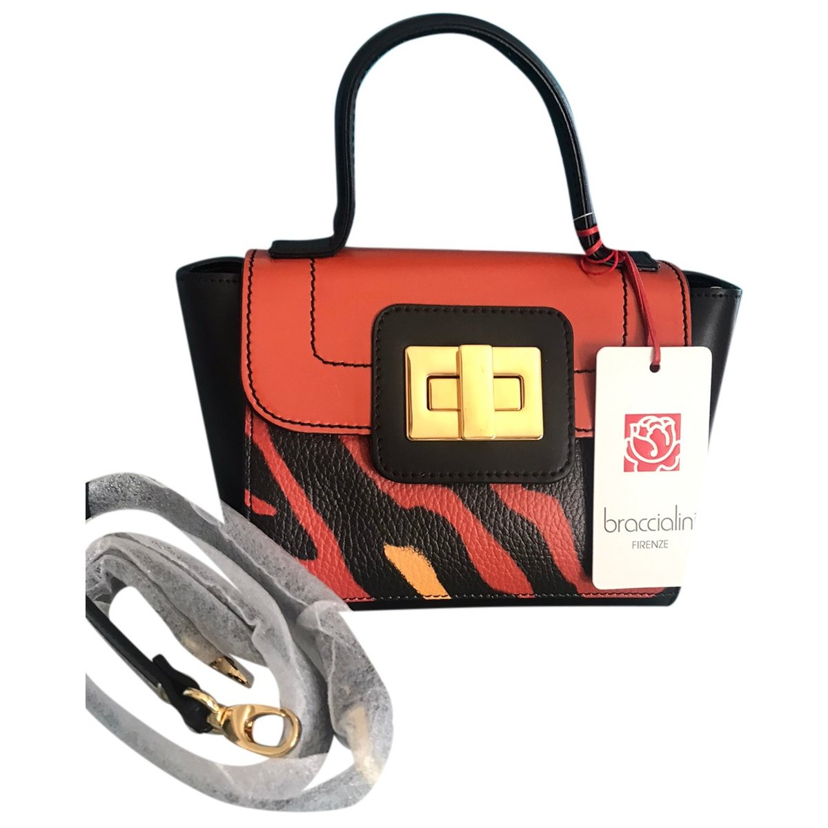 Leather crossbody bag