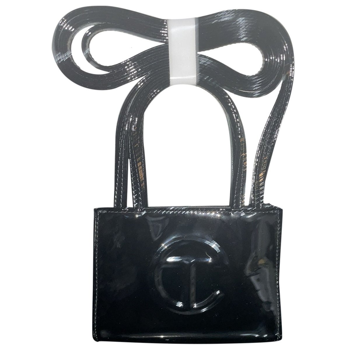 Patent leather tote