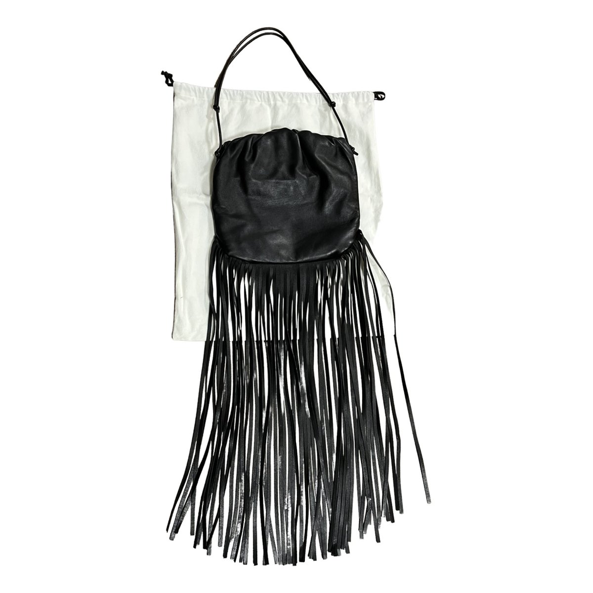 Fringe Pouch leather handbag