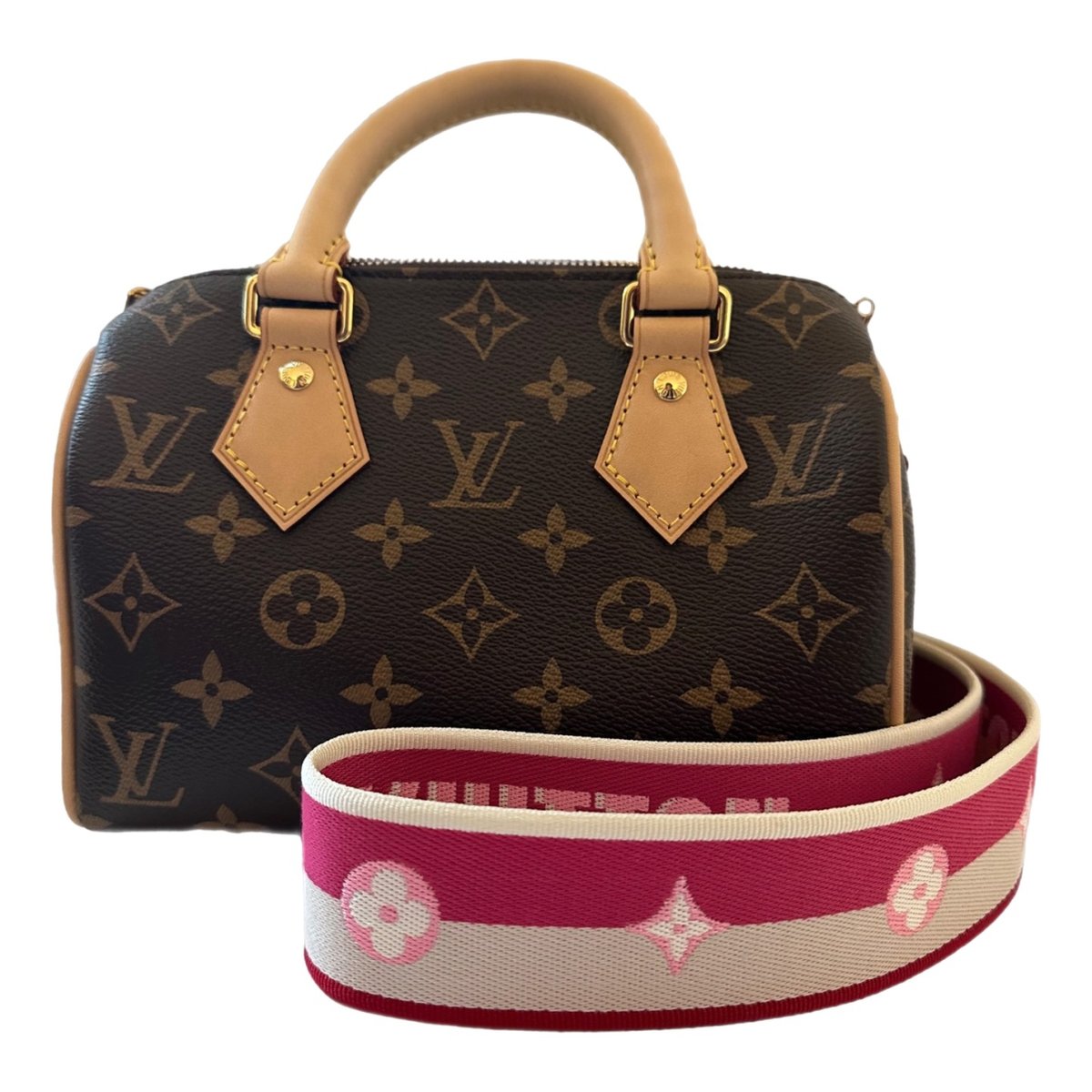 Speedy leather handbag