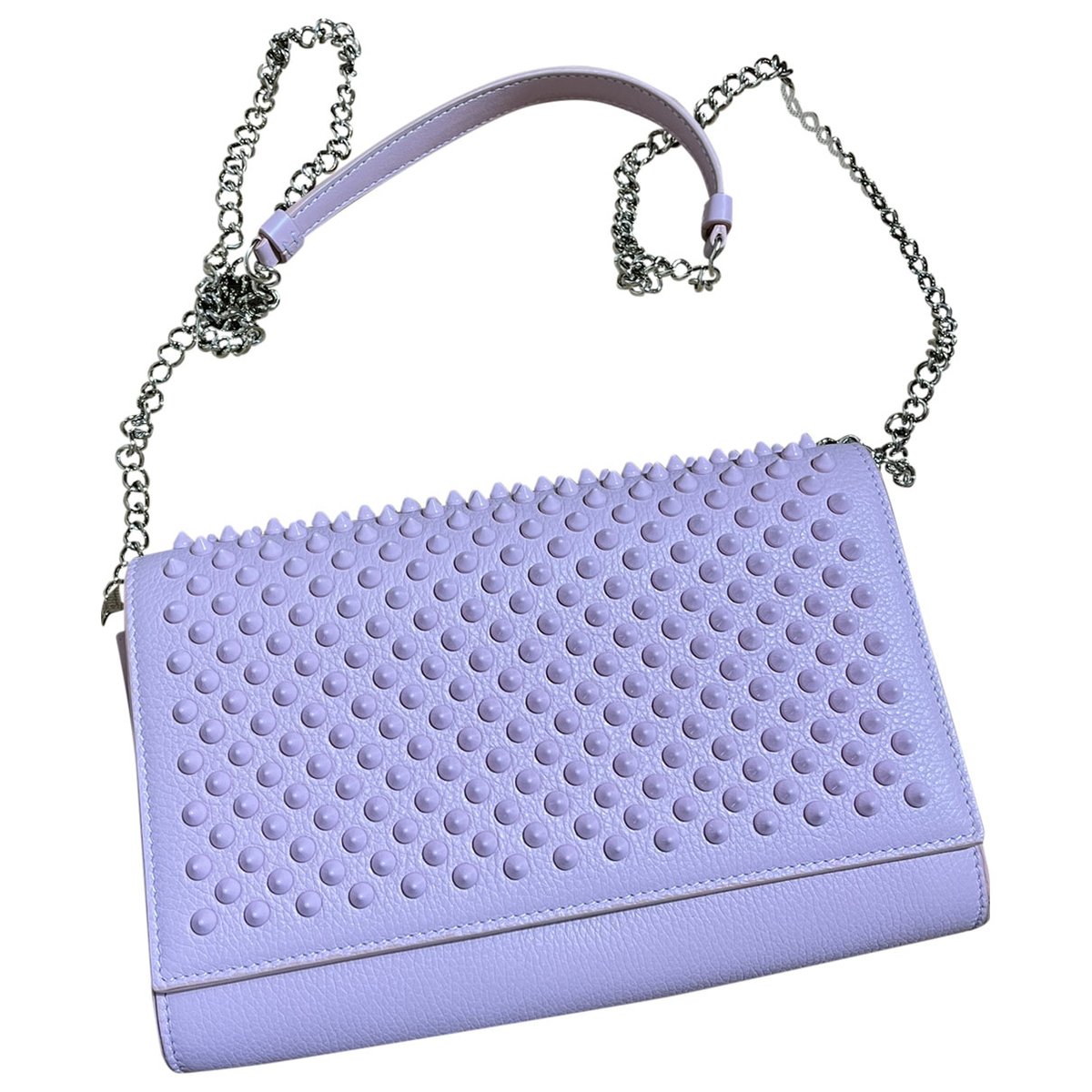 Triloubi leather crossbody bag