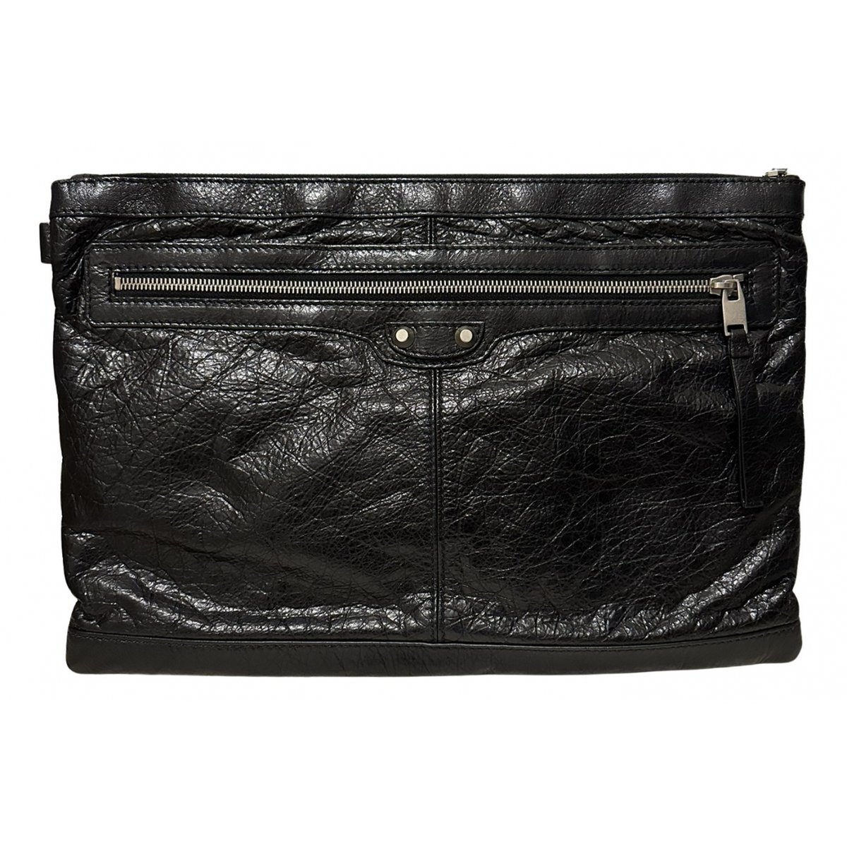 City Clip leather clutch bag