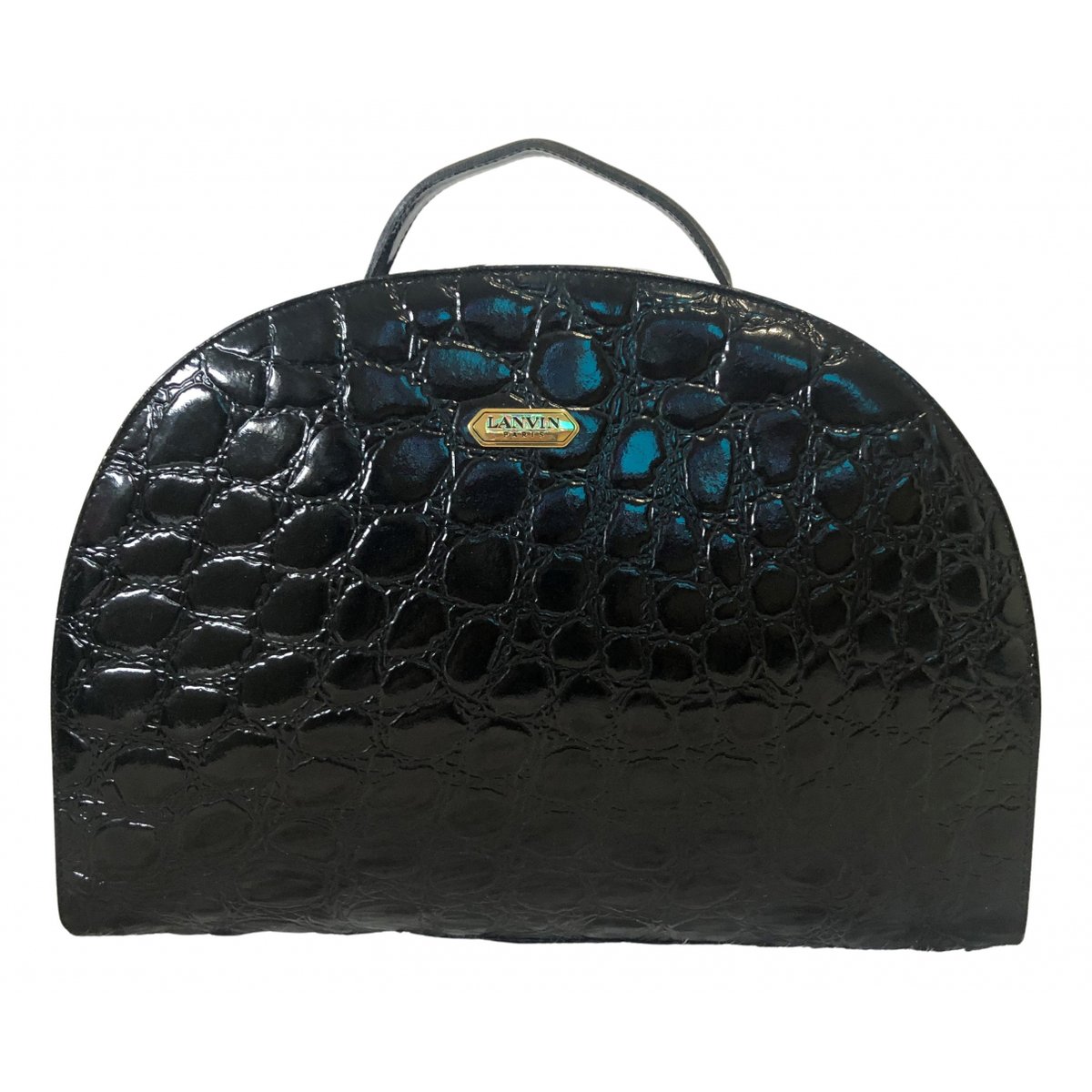Patent leather handbag