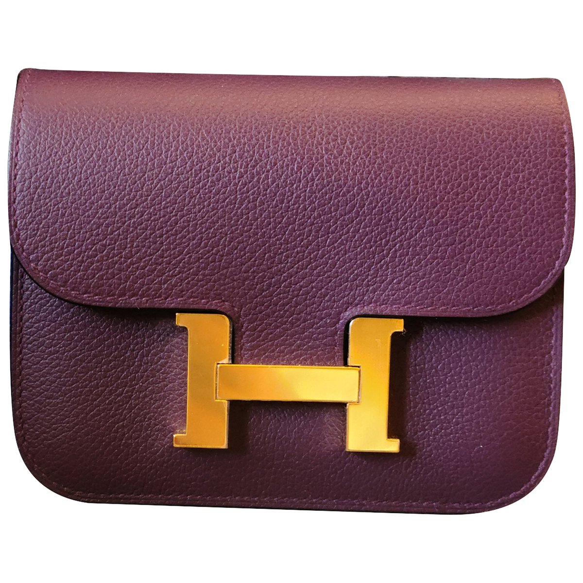 Constance leather clutch bag