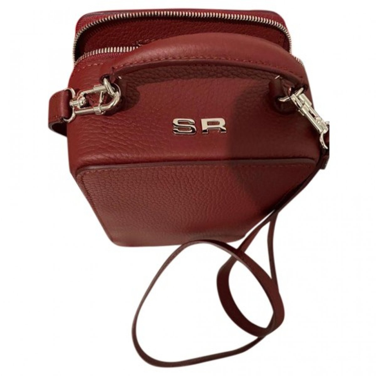 Pavé leather handbag